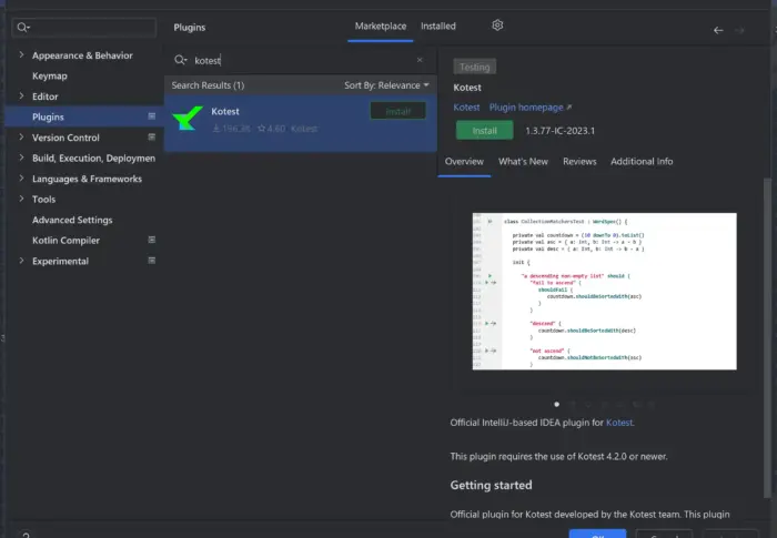 kotestをandroidで使う方法