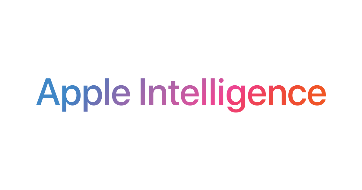 Apple Intelligence公式ビジュアル