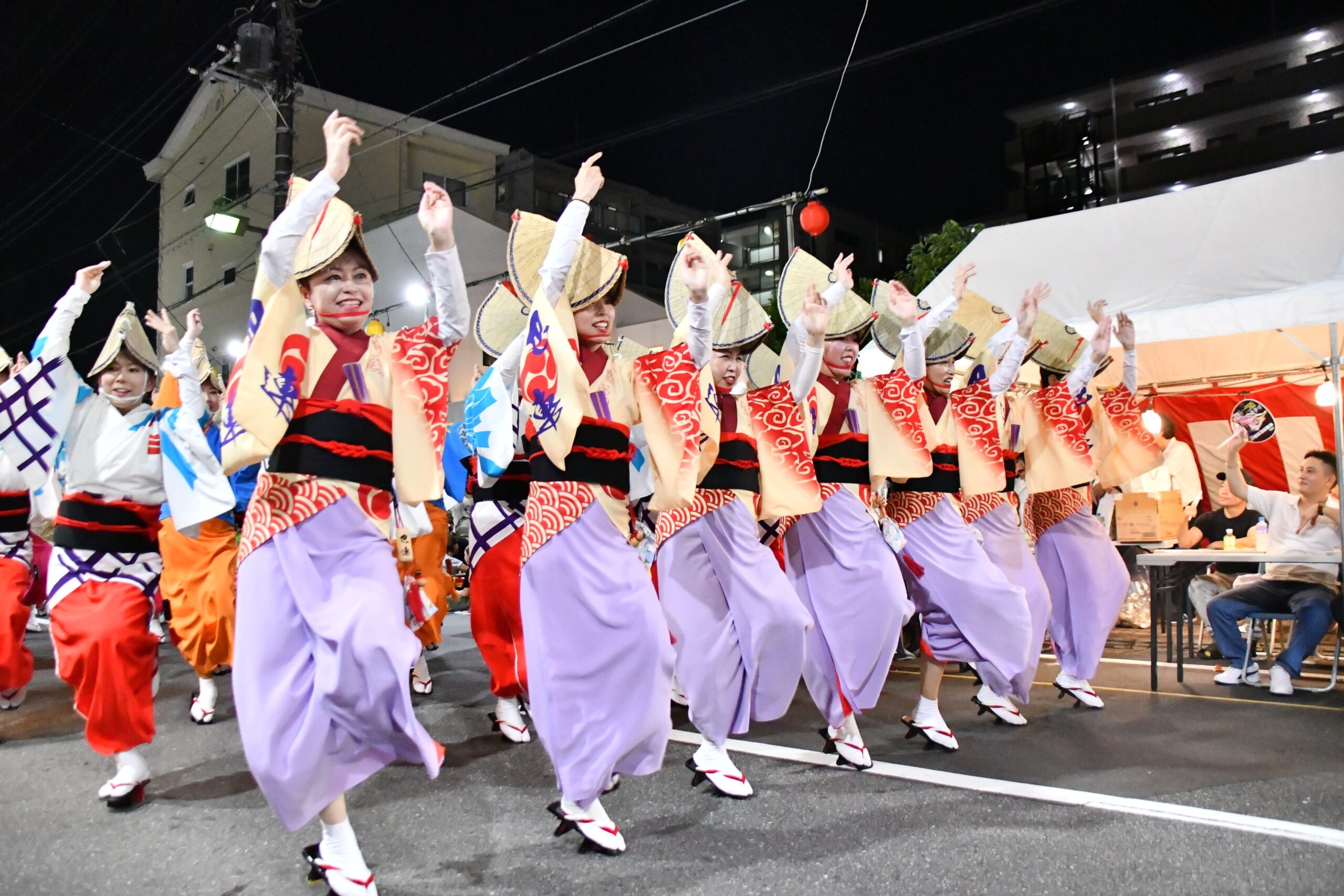 第39回南越谷阿波踊りの演舞の様子(2025年開催時)