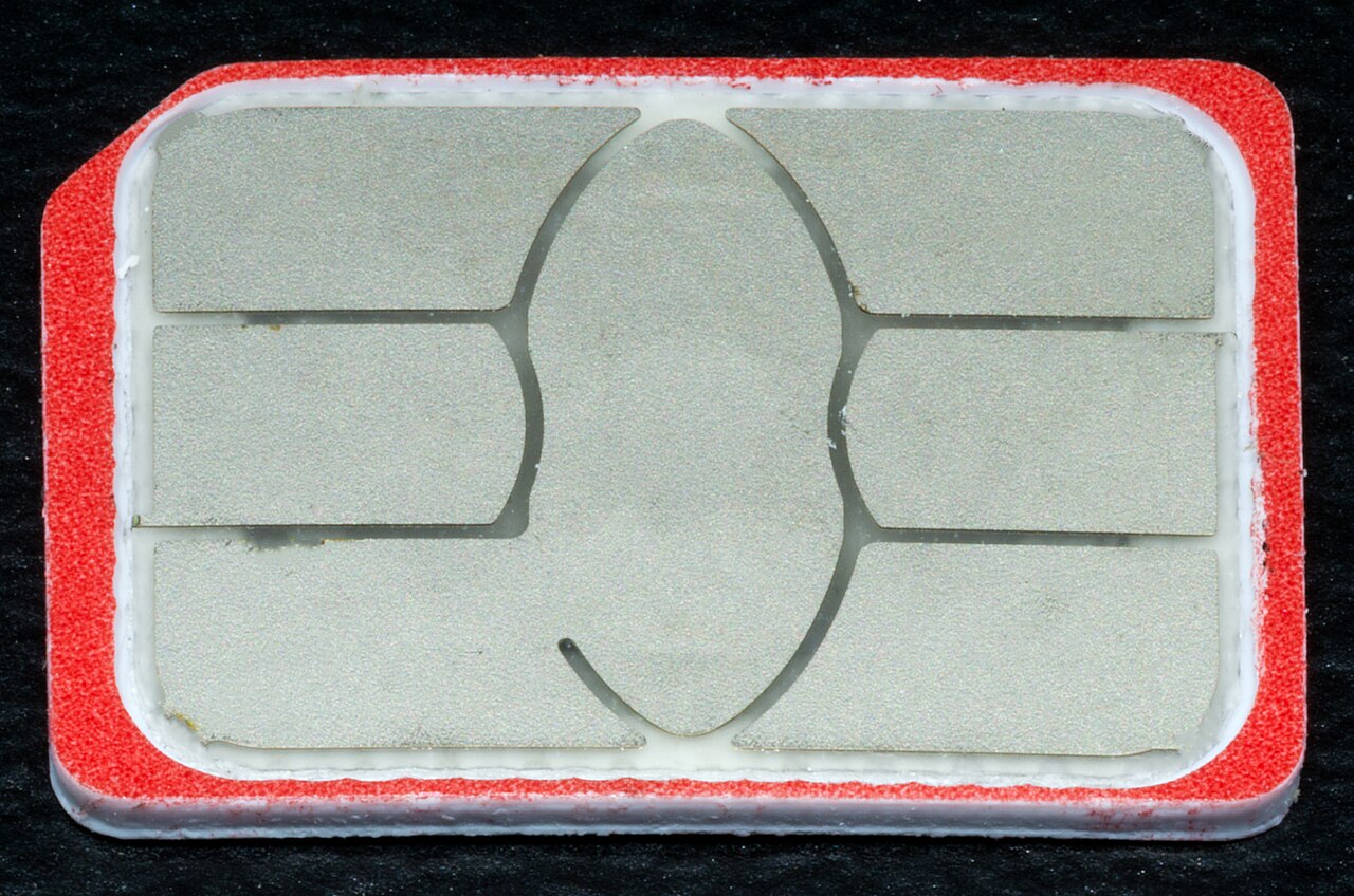 Nano SIMカードの写真