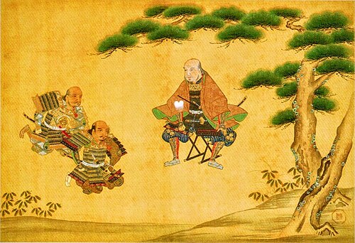 長久手合戦時の徳川家康像（狩野安信筆、徳川美術館蔵）