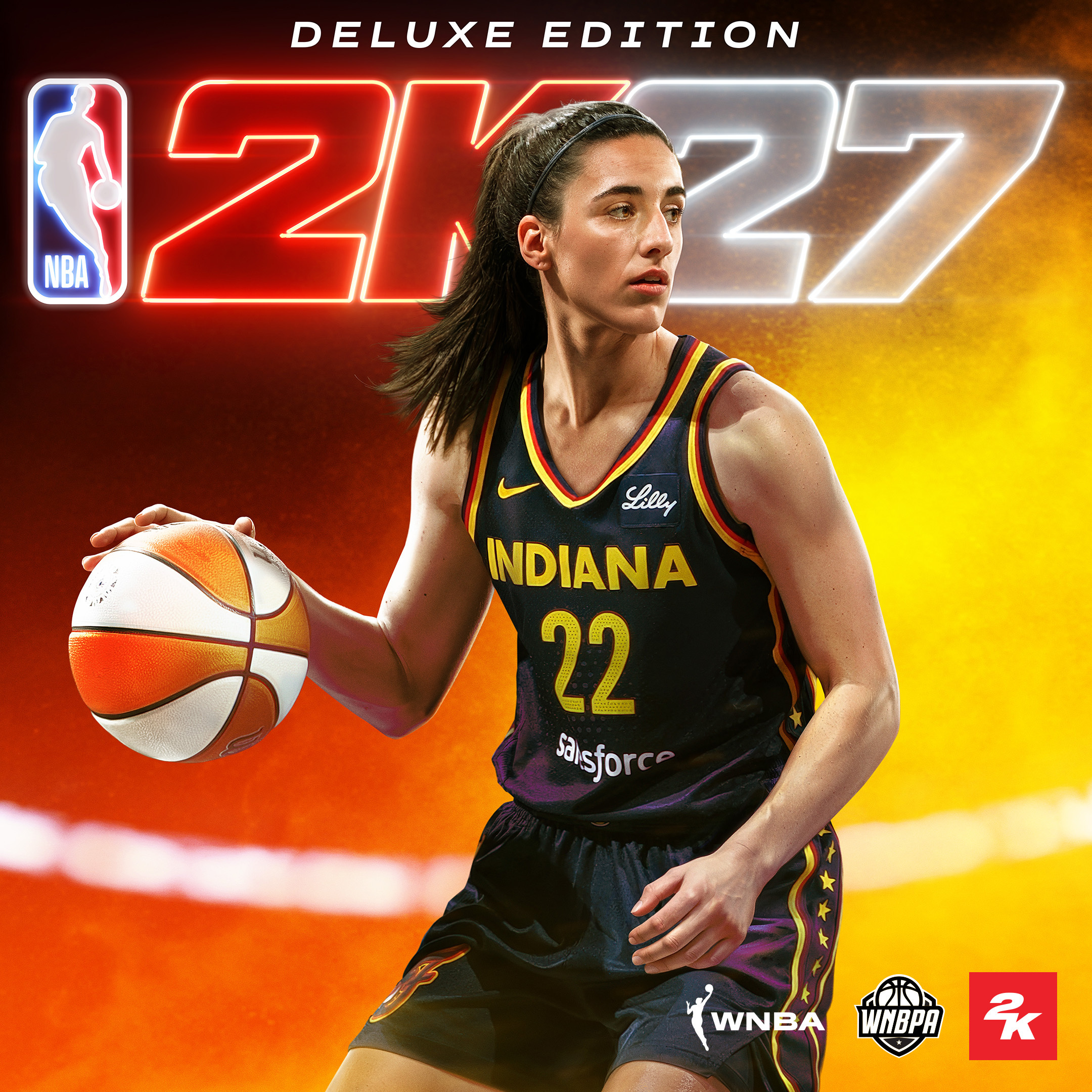 NBA 2K27 デラックスエディションカバーアート（ケイトリン・クラーク）