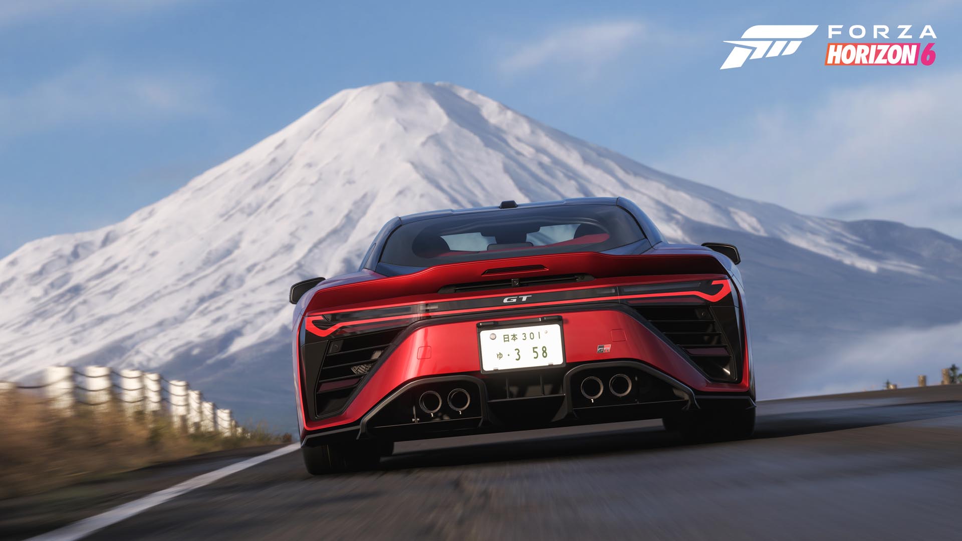 カバーカーと富士山