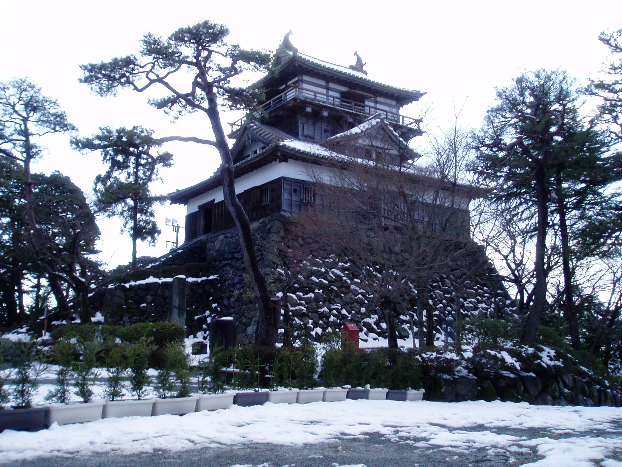 柴田勝豊が築いた丸岡城の天守（福井県坂井市）