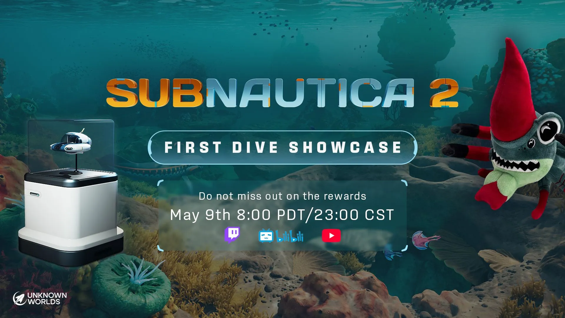 サブノーティカ2 Pre-Launch Showcaseバナー