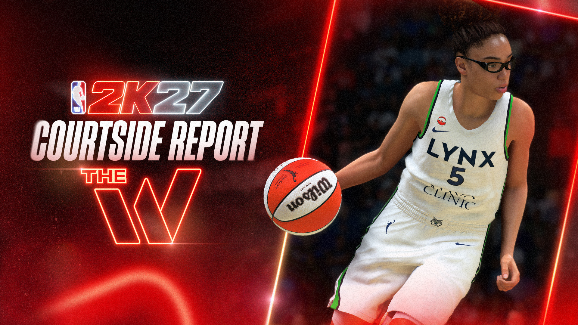 NBA 2K27「The W」キーアート