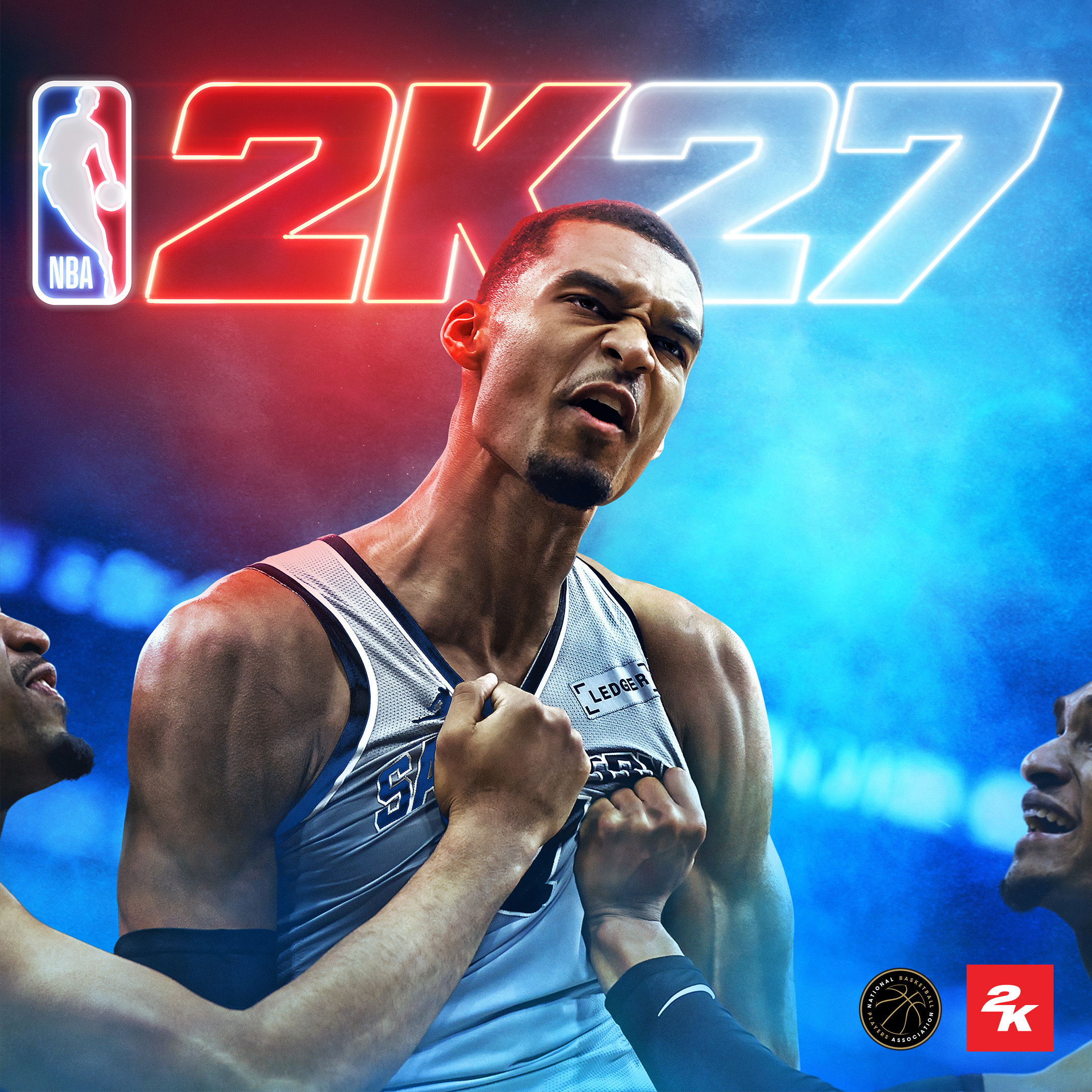 NBA 2K27 通常版カバーアート（ビクター・ウェンバンヤマ）