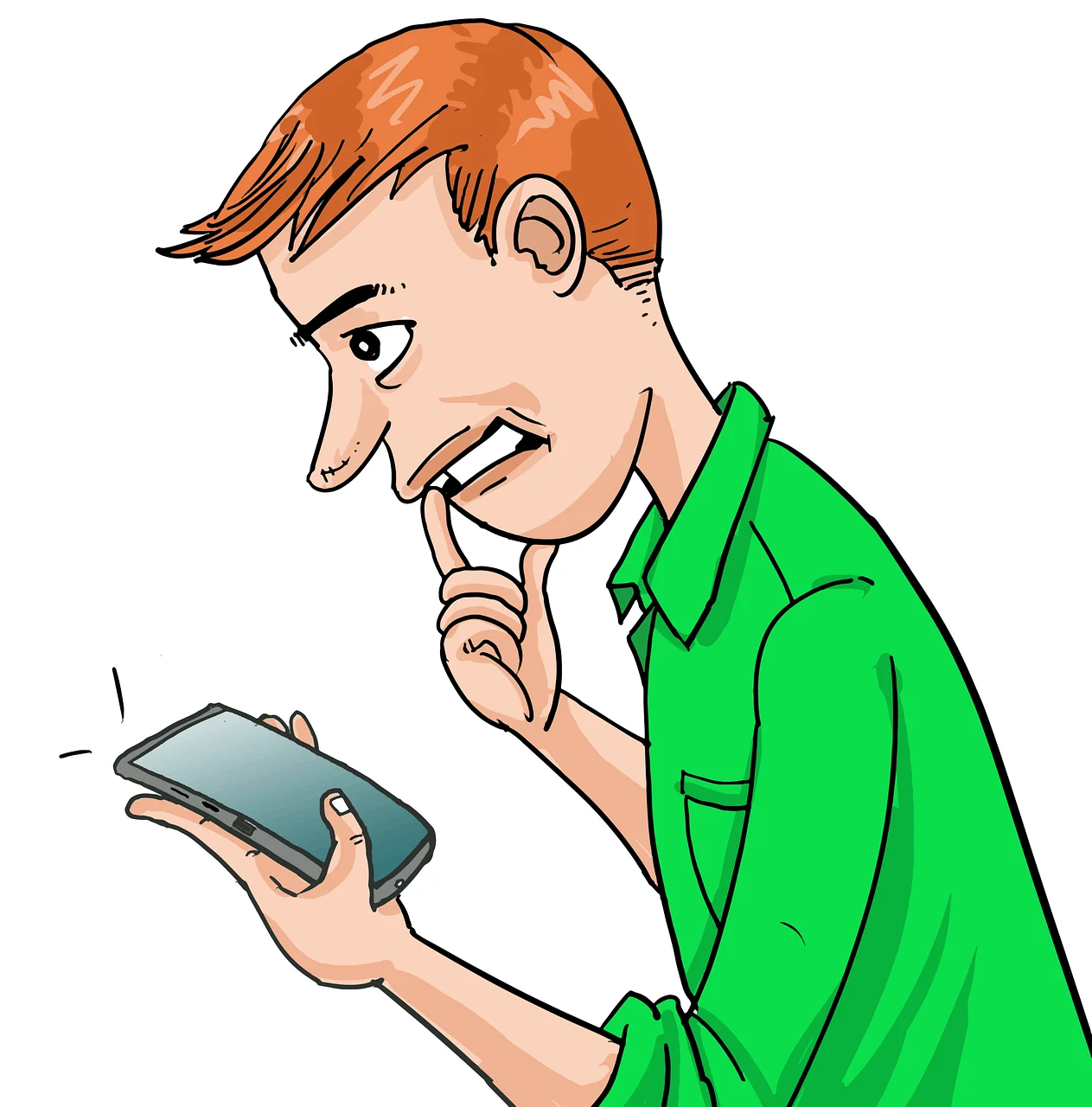 パスワード忘却・ロック解除をテーマにしたイラスト