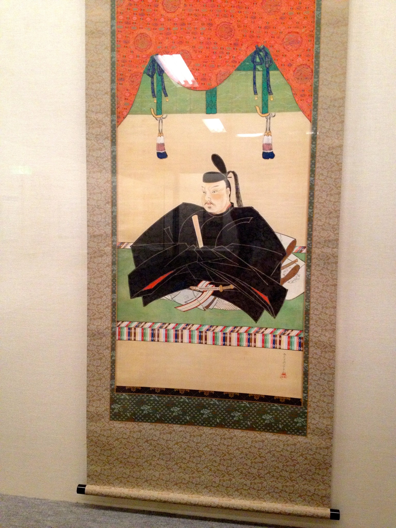 豊臣秀長画像(秀吉清正記念館蔵、狩野貞信筆)