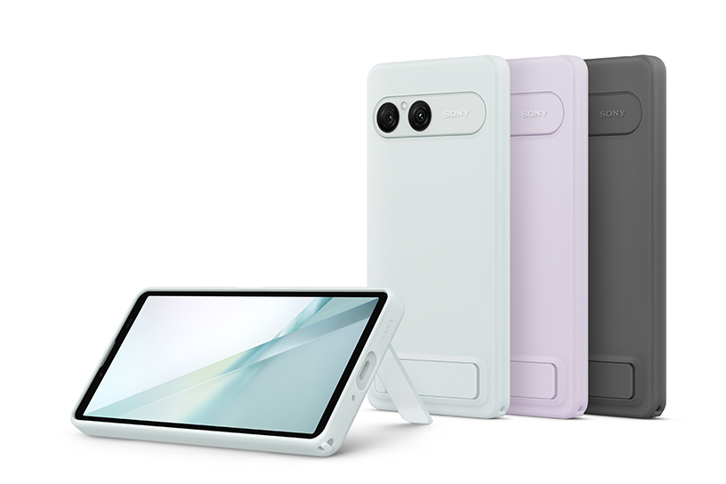 スタンド付き専用カバーを装着したXperia 10 VIIIのイメージ