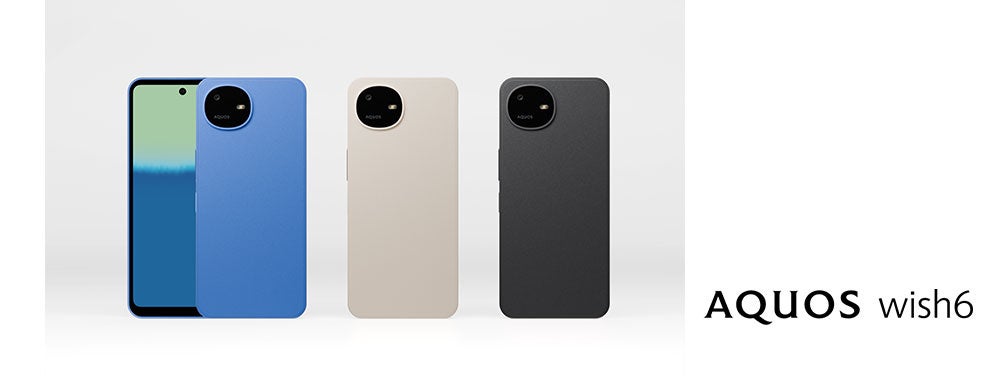 AQUOS wish6の商品化発表に添付された製品イメージ