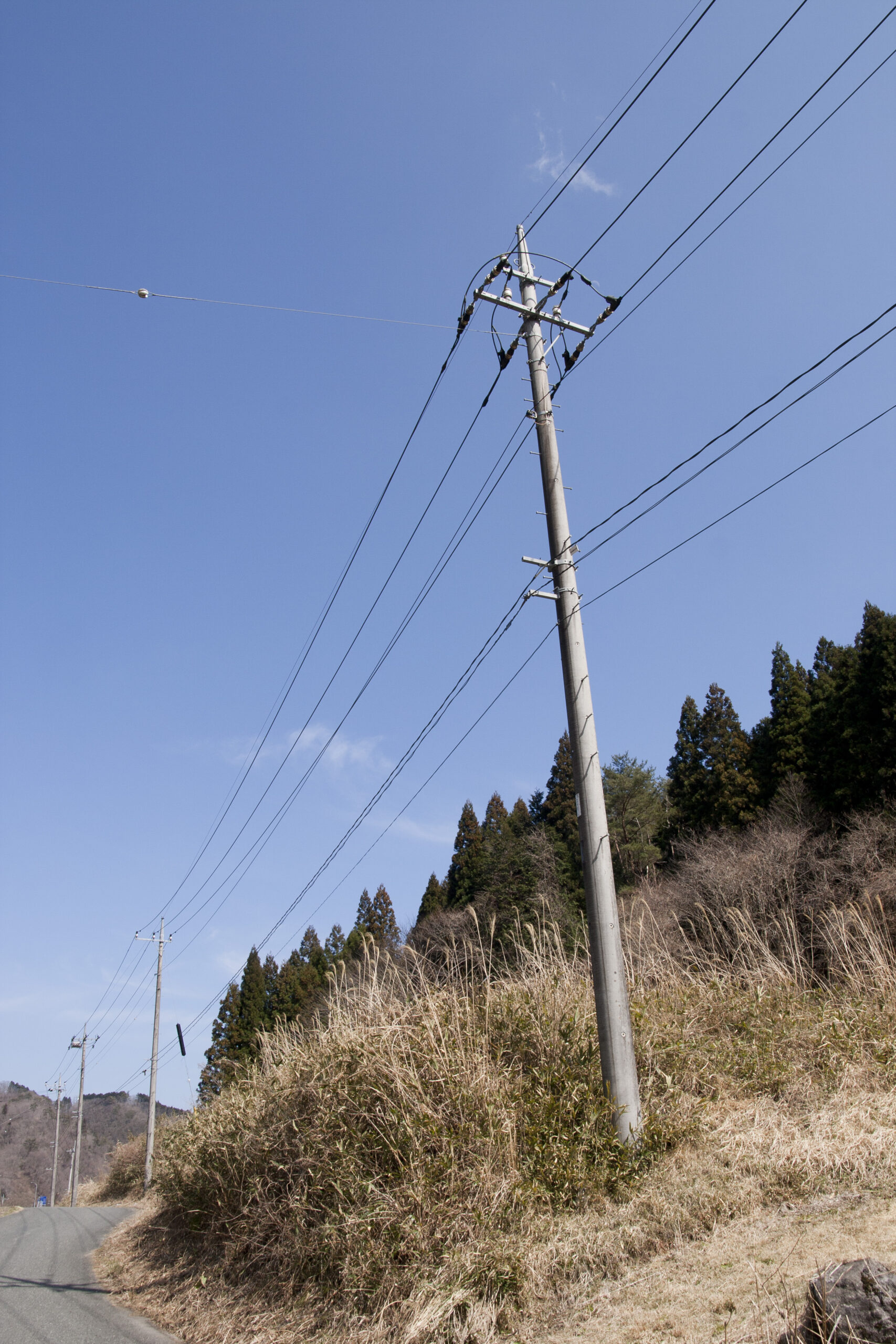 日本国内の6.6kV配電線。この送配電網の利用料(託送料金)が2026年11月1日から改定される