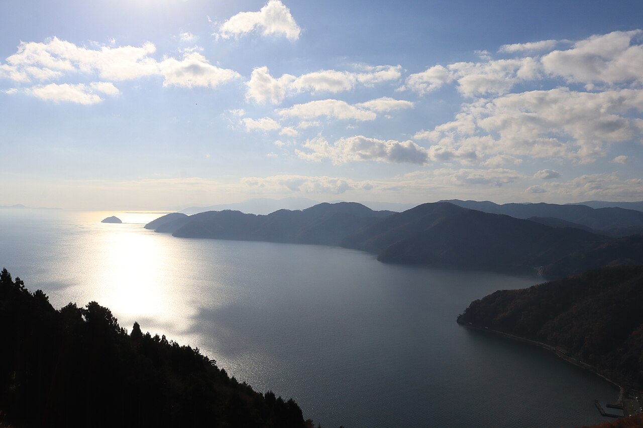 賤ヶ岳から見た琵琶湖北部