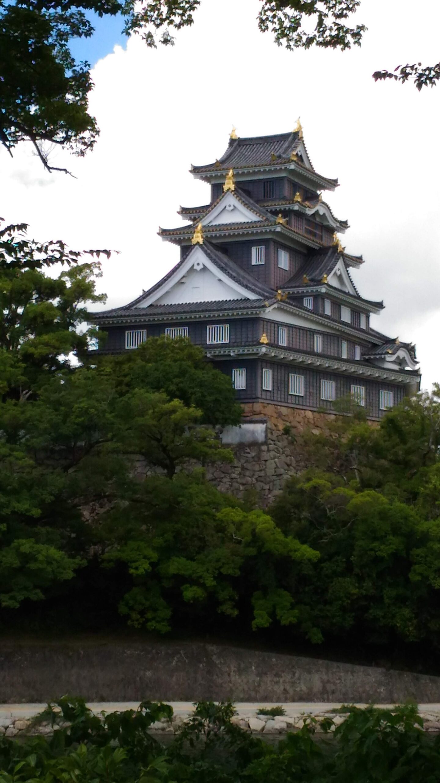 岡山城天守(秀家が築城)