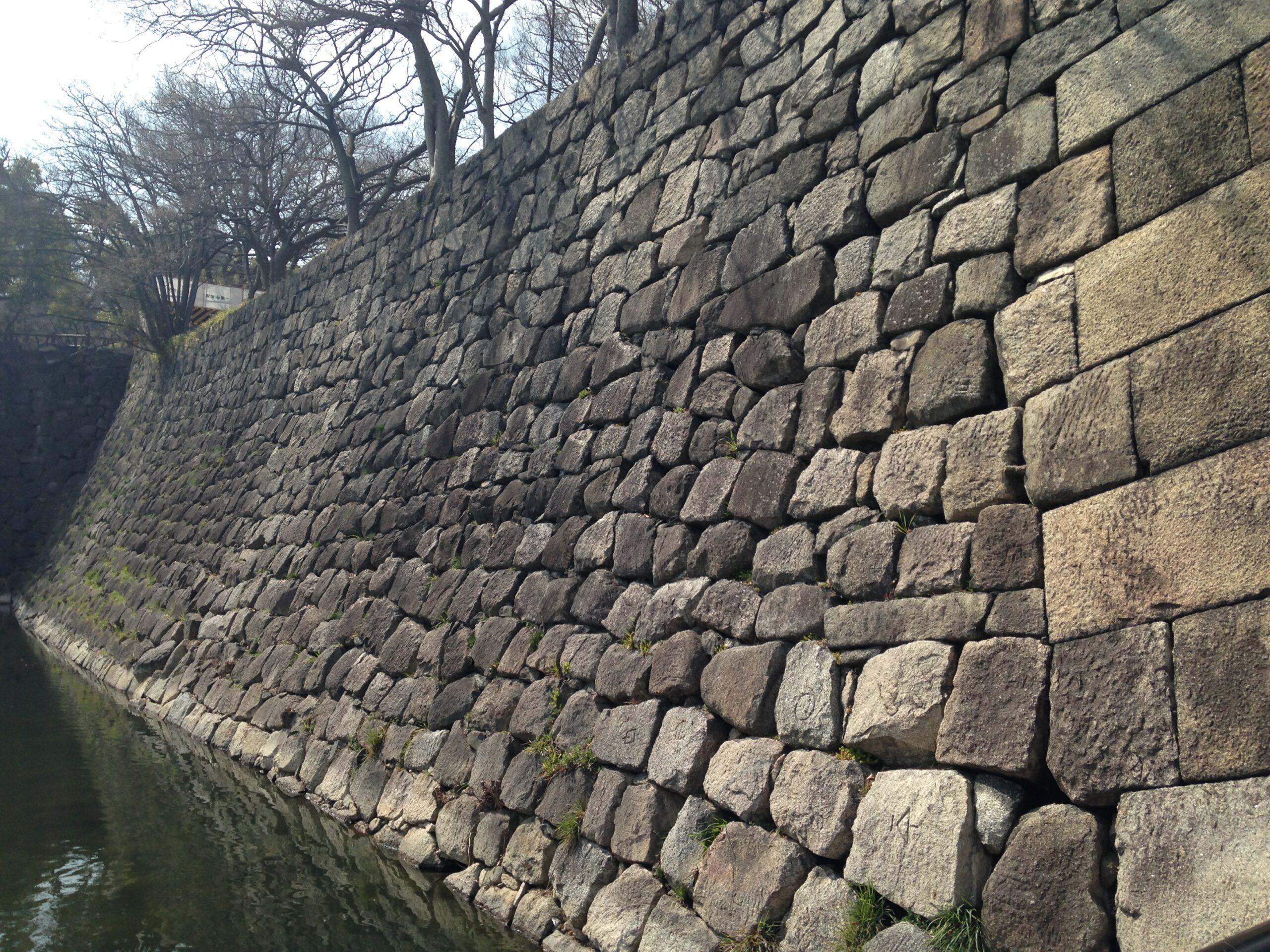 大阪城の石垣