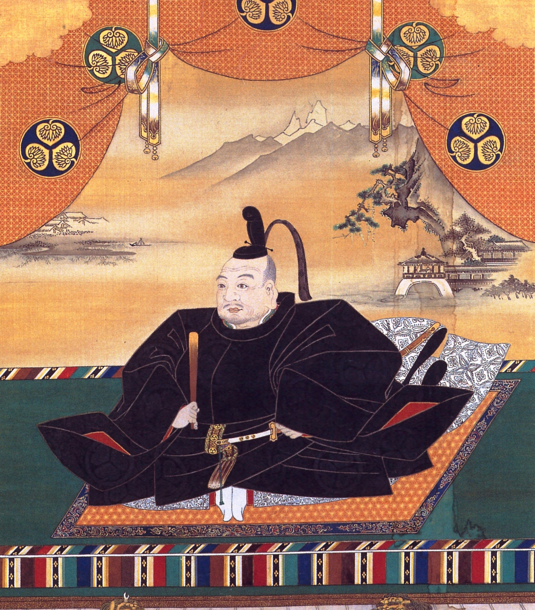 徳川家康の肖像画（狩野探幽筆）