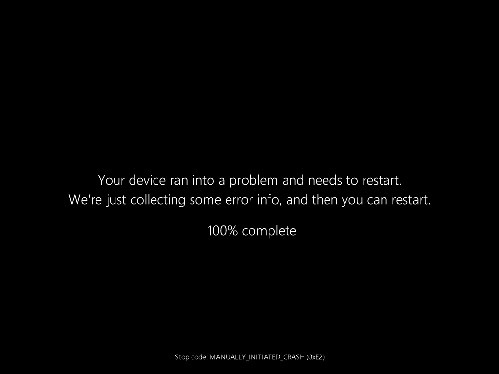 Windows 11 24H2で発生する黒い画面（ブラックスクリーン）の実際の表示例