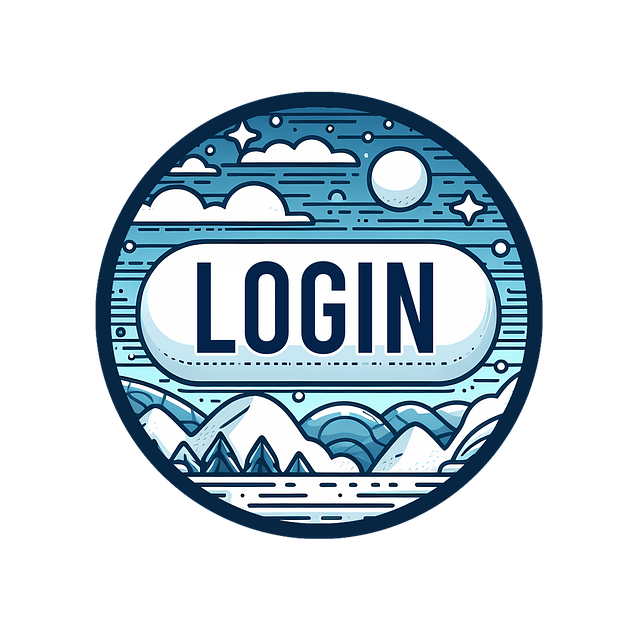 ログイン認証をイメージしたグラフィック