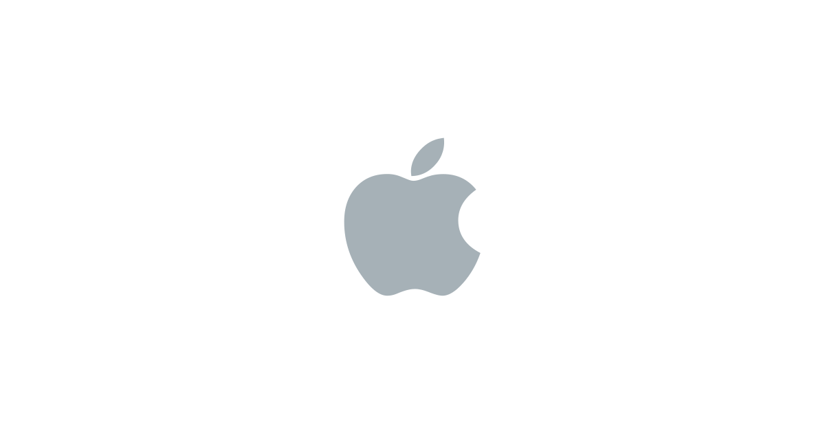 Apple公式サイトのロゴイメージ