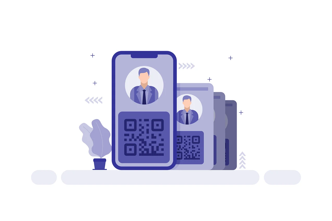 スマートフォンでのコード認証・本人確認のイメージ