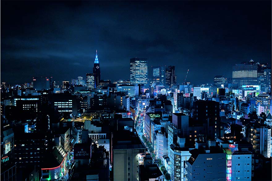 EOS R8 Mark IIの公式作例(東京の夜景)