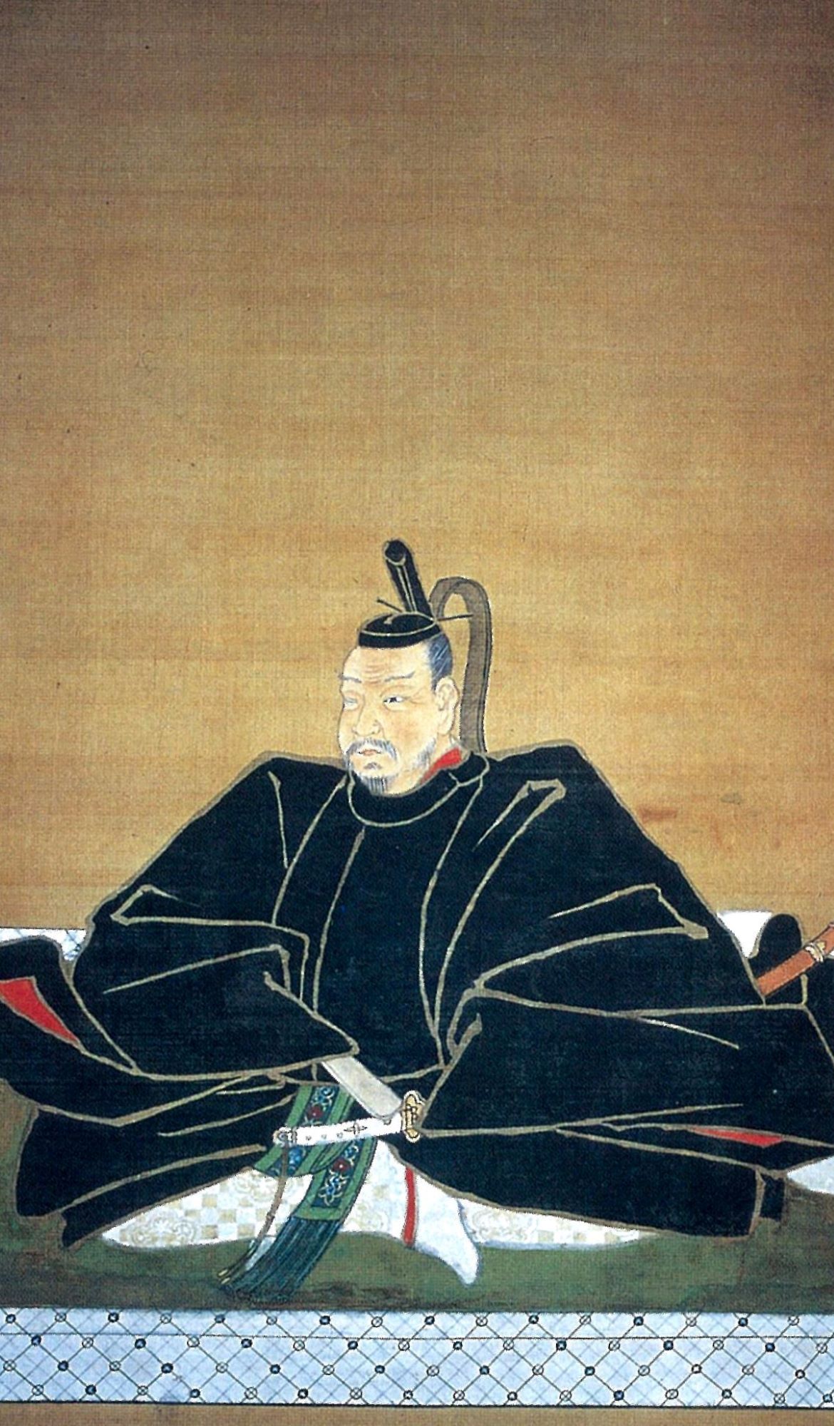 土佐光貞筆の伊達政宗像（両目で描かれている）。隻眼として知られる政宗がなぜ両目の姿で残っているのかは、本文で史実と伝承を分けながら解説します