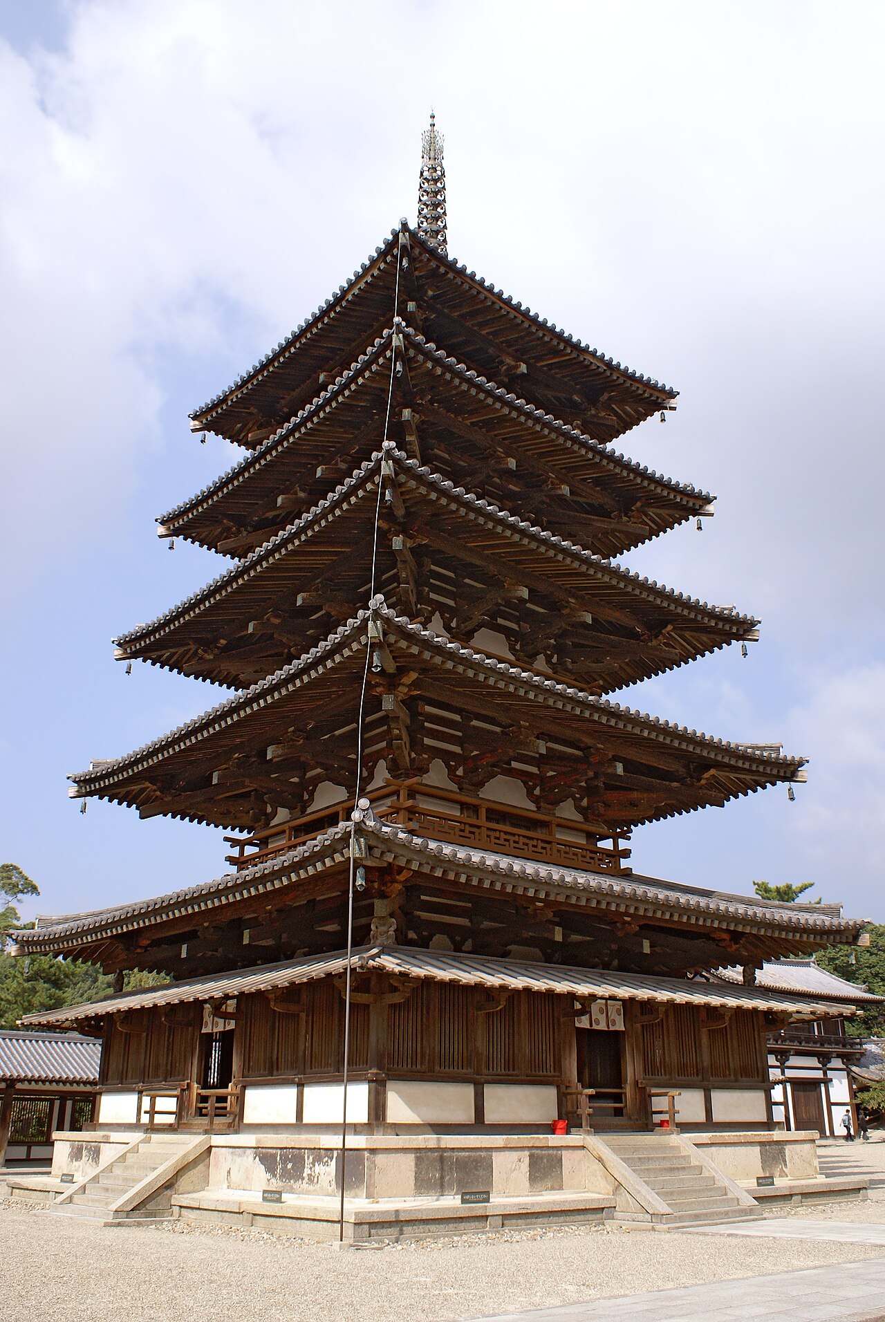 法隆寺五重塔（奈良県斑鳩町）