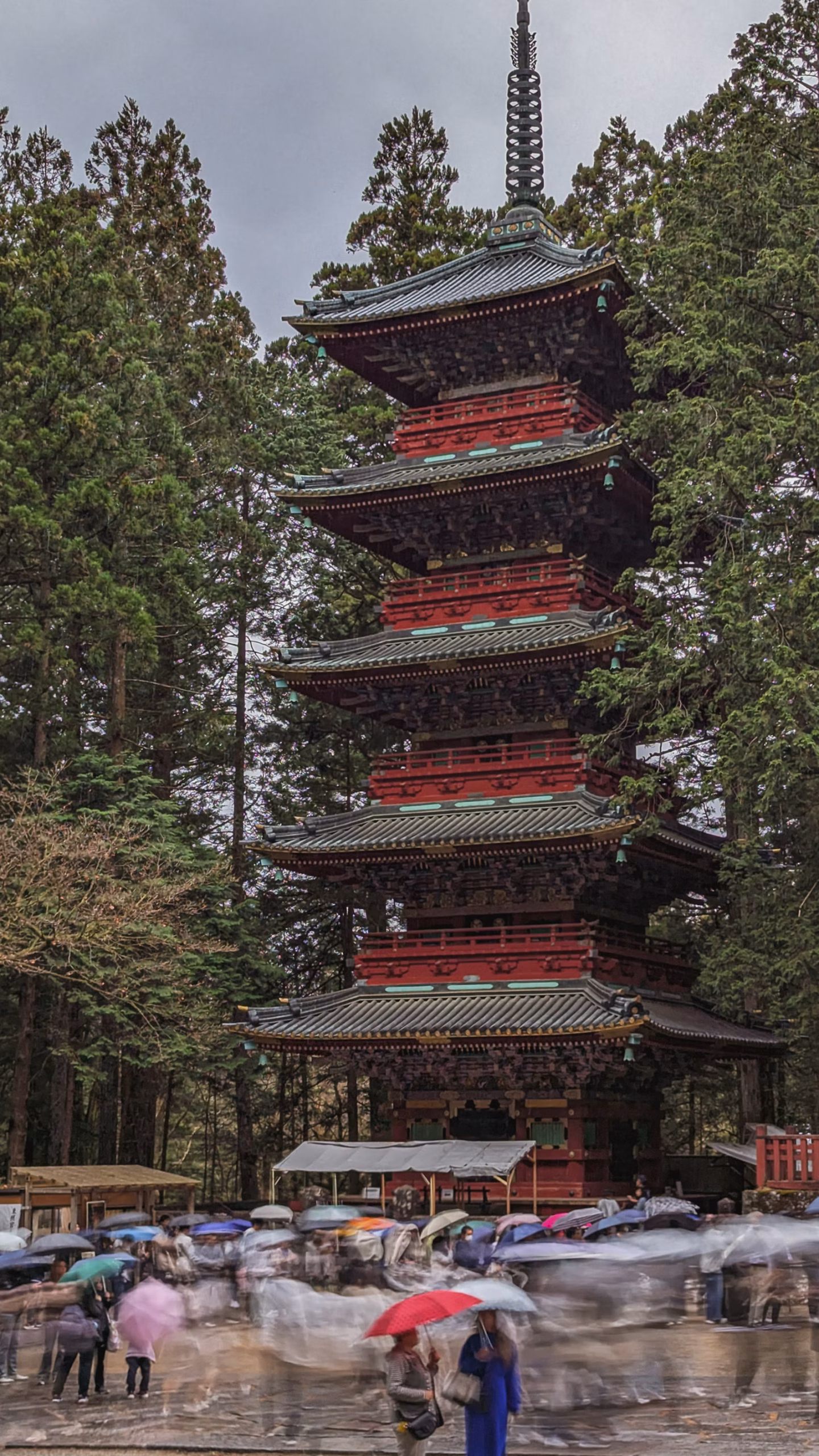 日光東照宮の五重塔(参考・日中撮影)